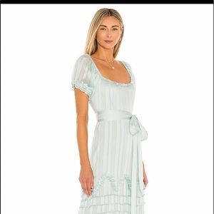 LoveShackFancy NWT Size 4 Baby Blue Sidonif Dress! Never worn! $250